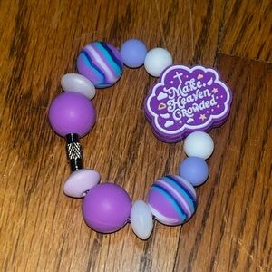 New Handmade Heaven Kindness Beaded Tumbler Stanley cup handle accessory charm